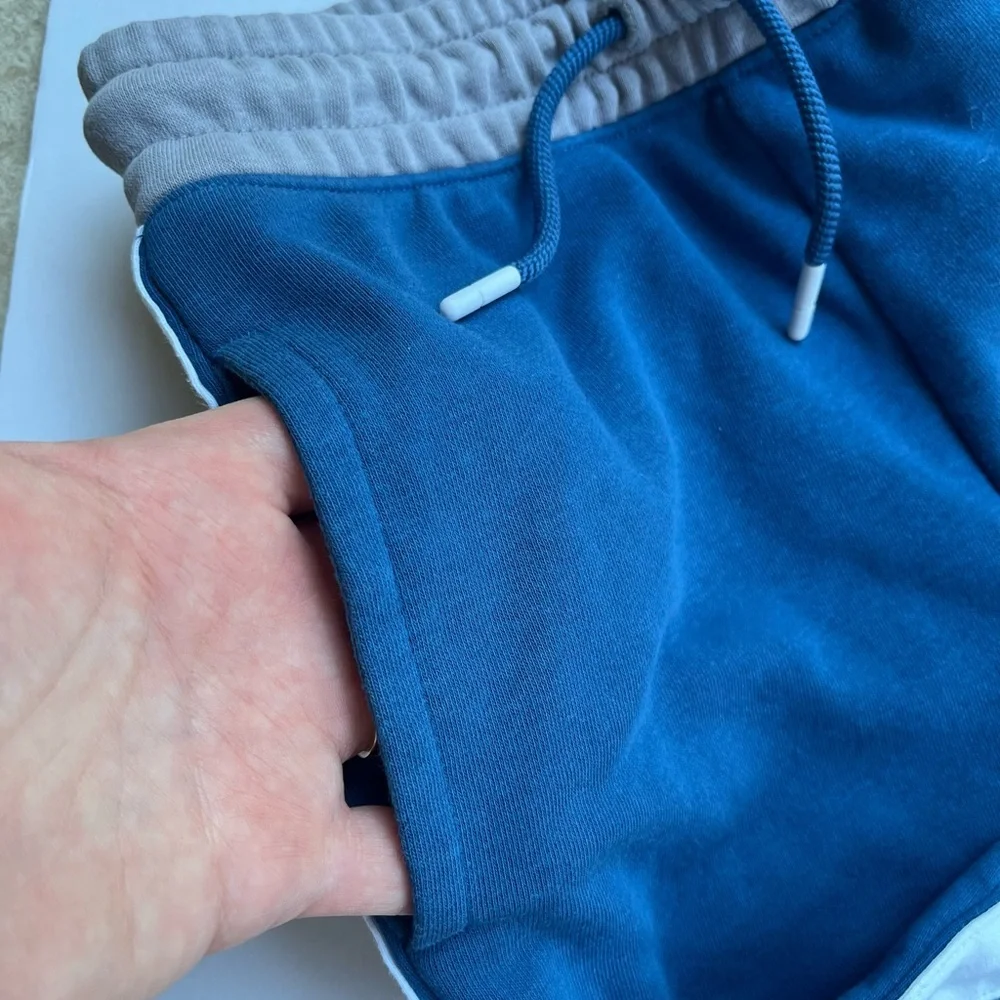 Jordan Blue Athletic Shorts with Jumpman Logo